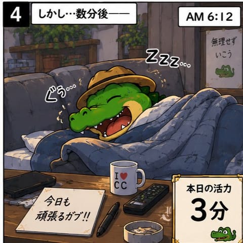 こんな日もある
#4コマ漫画