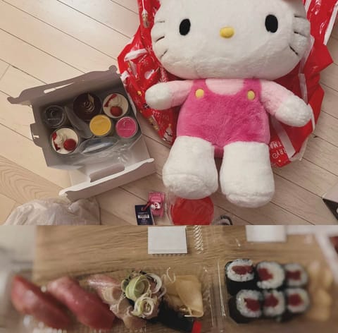 この間は、長い長いお付き合いの本指名様🤴✨️
はじめましての方ありがとうございました🥹💖
 そして、大好きなキティちゃん