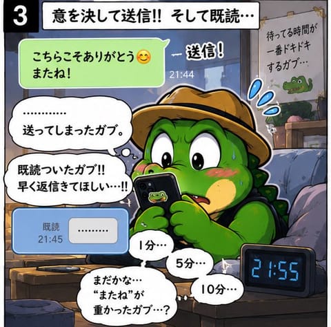 恋するガブっちょ君！？
#4コマ漫画