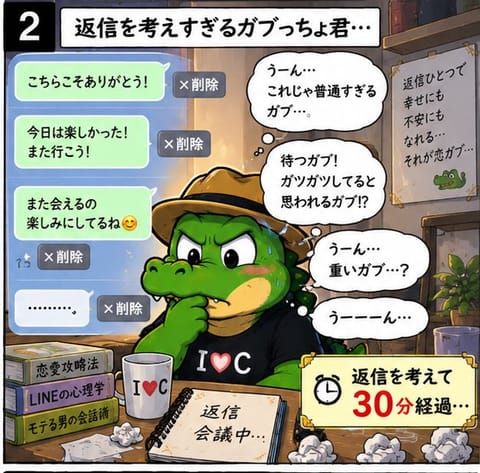 恋するガブっちょ君！？
#4コマ漫画