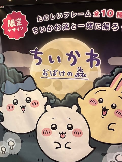 平日ふらっとお台場行きました🏃‍♂️
ちいかわおばけの森
終わっちゃったけど
グッズ少し売ってた😍✨️

みく…お名前ス
