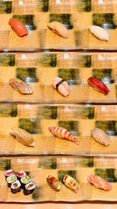 手術無事終わりました😊  
⬇️は銀座 久兵衛🍣