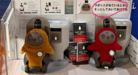 ふたりそろってお昼寝タイム
遊べず寂しく去る聡美…

設定で時間ずらせないのかなぁ

#ラボット　#LOVOT　#蔦屋　