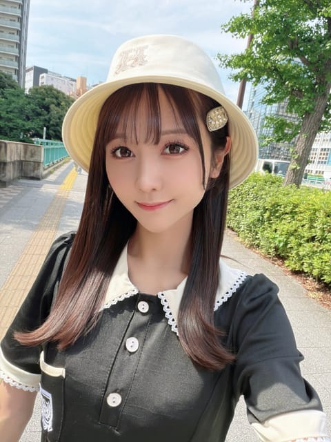 散歩！暑い！🥵☀️👒⸒⸒