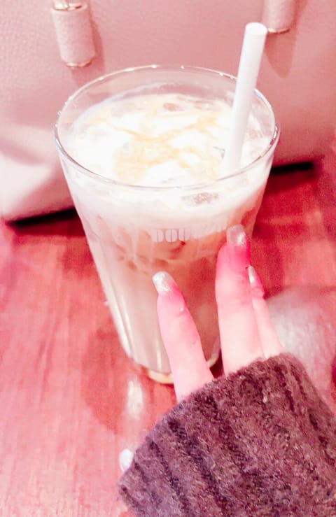 おはようございます☀️
最近ハマってるドトールの塩キャラメルラテ……

多分お肉着いたのはこの子のせい(´∩ω∩｀)