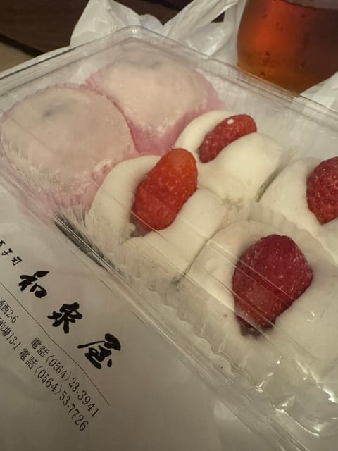 先日も本指名のお兄さんたちありがとうございました😍
食べたかった大福買ってきてくれて一緒に食べました🍓
大福だいすき(=