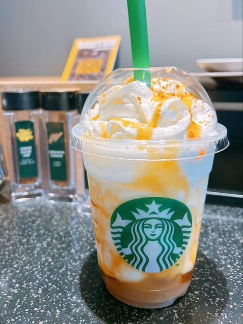 急遽の出勤でしたが本日も暑い中のご来店ありがとうございました🥹✨️

今日はスタバ寄り道🍠💜

明日は１２：００〜１８：