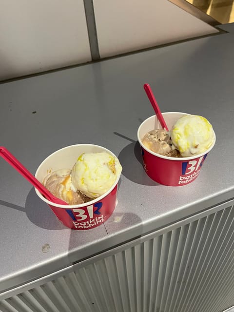 この間友達とサーティワンに行ったら、10秒で溶けました...🫠でも新作の味が美味しすぎた🥹💫