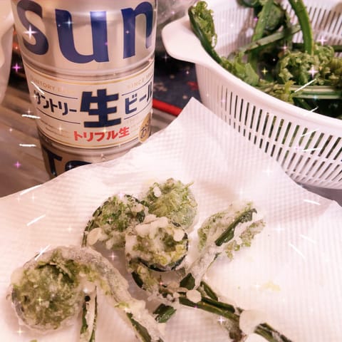 春しかできない贅沢💓
2晩連続で揚げながら飲むという幸せ叶えた-  ෆ( ˶'ᵕ'˶)ෆ -

復活したのはコレのおかげ