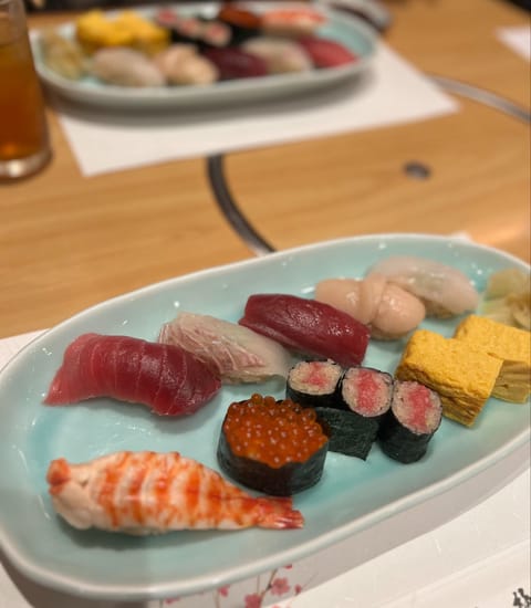 少し前までお寿司80貫いけました