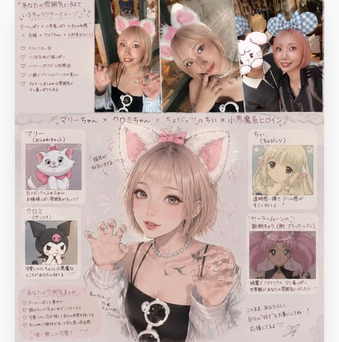 復活した( ˘ᵕ˘ )♡♡
今日から仕事がーんばる✊🌟

チャッピーにわたしのイラスト
かかせたら可愛いやつ描いてくれた