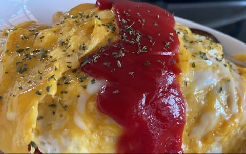 オムライス作りました