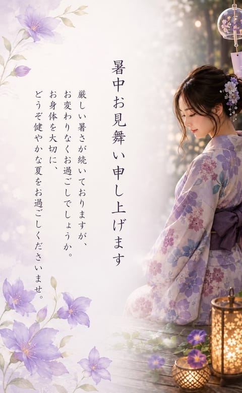 暑中お見舞い申し上げます🎐

この夏も、皆さまが笑顔で
穏やかな毎日を過ごせますように🌿

いつも温かいご縁をありがとう