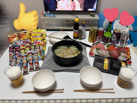 ちゃまと毎年恒例年越しぱーりー❣️