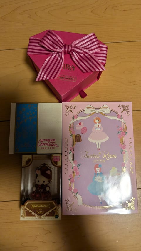 Sさん、素敵なバレンタインありがとう🍫デルレイ、美味しかった！😻