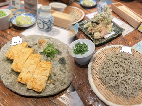 ゆあの大好きなお蕎麦屋さん〜♡♡
毎回楽しい時間をありがとう ૮ ⸝⸝>  ·̫ < ⸝⸝ ︎ა💕🎶