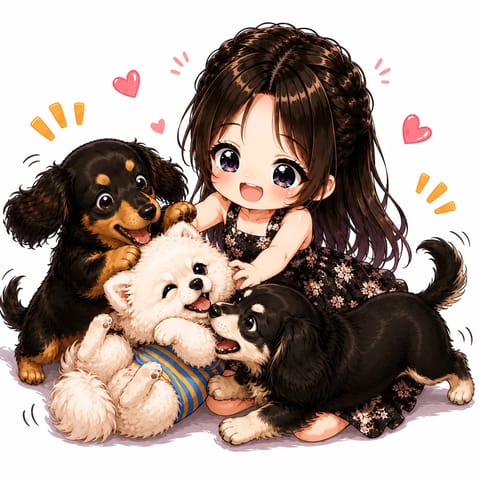 わんわん🐶

おーちこんな感じ🤭